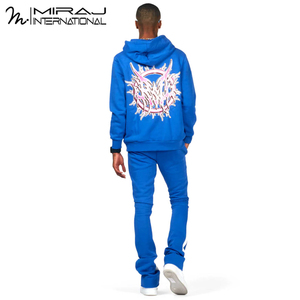 Chándales acampanados ecológicos recién llegados, la mejor tela de tacto suave, ropa cómoda para la puerta, talla grande, sólido, haga su propio diseño - Product Image 3