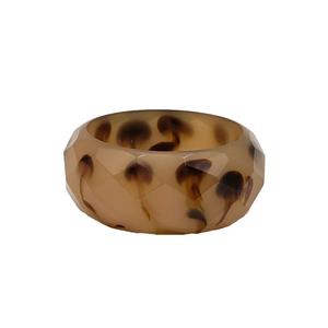 Brazalete de resina colorido Brazalete de apertura de tamaño pequeño para mujeres y niñas Pulsera exquisita transparente para muñeca - Product Image 3