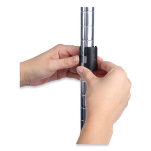 Alera ALESW583624SR Industrial 36 In. X 24 In. Standing Type <b>Wire</b> Shelving Extra <b>Wire</b> <b>Shelves</b>-Silver (2-Piece/Carton) - Product Image 6