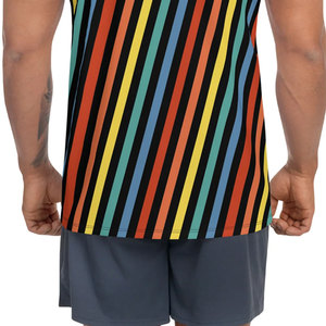 Débardeur personnalisé de qualité supérieure pour hommes Débardeur tendance respirant en polyester/à séchage rapide pour hommes Prix bon marché - Product Image 6