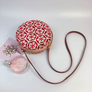 กระเป๋าชายหาดไม้ไผ่เป็นมิตรกับสิ่งแวดล้อมกระเป๋าถือคลัทช์ถักมือสำหรับผู้หญิงสุภาพสตรีสาวๆ - Product Image 5