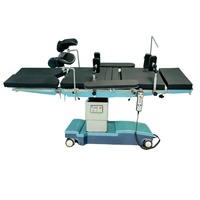 Table d'opération électro-hydraulique de luxe avec système de commande double, lit chirurgical à rayons X coulissant de 320 mm pour la chirurgie orthopédique