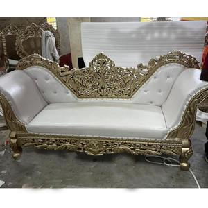 Elegante sofá de escenario de boda para novia novio Comefatable sofá de calidad superior Reino Unido EE. UU. Barat recepción sofá estilo indio boda - Product Image 1