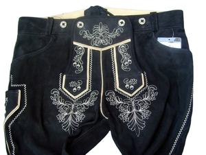 แบเรียนเดอร์โฮเซ่นสำหรับผู้ชาย,ใหม่มีดทราชเทน OKTOBERFEST LEDERHOSEN สีน้ำตาล - Product Image 2