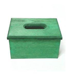 Boîte à mouchoirs en bois faite à la main vert Vintage de qualité supérieure porte-serviettes de taille personnalisée pour le stockage de serviettes fantaisie décoratif pour la maison - Product Image 1