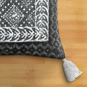 Indian Style Designer Cushion Covers 100% Handmade White Thread <b>Pillows</b> Modern Floral Hand Block Print Pattern for Home Decor - Product Image 4