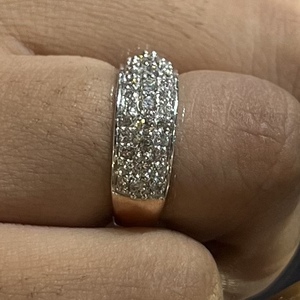 แหวนเพชรธรรมชาติที่สง่างาม14K & 18K เครื่องประดับทองหรูหราสำหรับผู้หญิง - Product Image 3