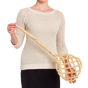 Cepillo para Alfombras Moderno, Hecho a Mano, de Ratán Tejido, con Pelo Afelpado, para Limpiar Alfombras, Antideslizante y Lavable - Product Image 1