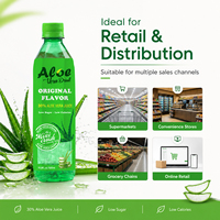 Offre Spéciale boisson à l'aloe vera aromatisée à l'usine chinoise contient de la pulpe d'aloe vera véritable 500ml boisson