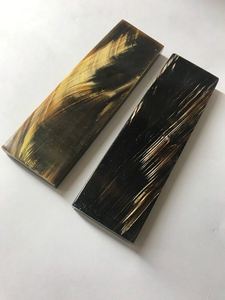 Plaques en corne de buffle véritable pour montures de lunettes ou manches de couteau, tailles personnalisées disponibles - Product Image 4