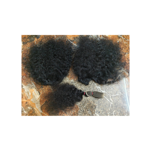 Peluca que agrega grosor a su cierre HD Pelucas rizadas profundas Extensiones de cabello humano y pelucas hechas con 100% cabello humano real - Product Image 5