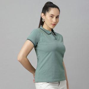 Camiseta Polo de Manga Corta para Mujer Fit2Fight, Camiseta Deportiva de Verano para Trabajadores, Clubes Deportivos, Empresas, Camisetas Polo Imprimibles - Product Image 3