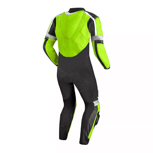 ชุดแข่งรถมอเตอร์ไซด์แบบระบายอากาศได้ดีสีดำชุดแข่งรถพิมพ์ลายผ้า Cardura - Product Image 6