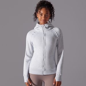 Pull à col roulé personnalisé en polaire pour femmes, haut épais, automne hiver, sweat à capuche chaud à fermeture éclair de haute qualité, vêtements pour femmes - Product Image 1