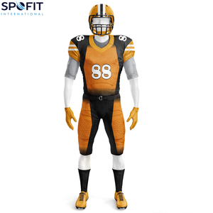 ชุดยูนิฟอร์มอเมริกันฟุตบอลคุณภาพสูงสำหรับผู้ชาย ระบายอากาศได้ดี สวมใส่ง่าย - Product Image 3