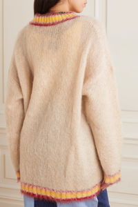 Suéter de Mohair para Mujer, el Mejor Material de Algodón, Colores y Logotipo Personalizados, Invierno Primavera, OEM Personalizado - Product Image 2