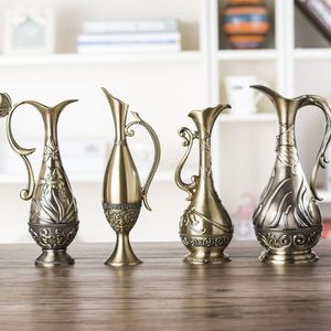 แจกันโลหะทองแดงสไตล์ยุโรปสำหรับโรงแรม,กระถางดอกไม้ขนาดใหญ่ในร่มสำหรับกลางแจ้งบ้านชาวไร่สูงหรูหราจากอินเดีย - Product Image 6