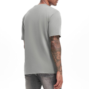 Camisetas de verano hechas en fábrica para hombre, diseñadas a medida con Material de secado rápido, mangas cortas, cuello redondo de gran tamaño, superventas - Product Image 2