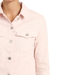 High Quality Vintage Print Embroidered Denim Jacket for Women Western Style <b>Button</b> Breathable for Winter Season Factory - Product Image 2