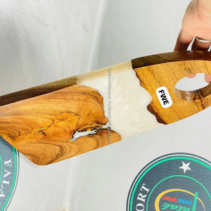 Falak World Export-Tabla de cortar de madera de acacia, tabla de queso y charcutería de resina epoxi - Product Image 1