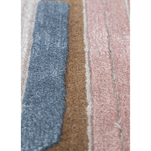 Tapis en laine et viscose tufté à la main Jaipur Wunderkammer, motif géométrique, Top-112, pour la décoration du salon - Product Image 3