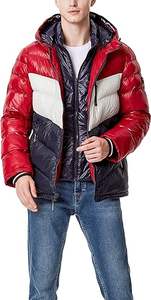Chaqueta de invierno personalizada para hombre Expanza acolchada con burbujas acolchadas con nailon a prueba de viento e impermeable para el calor al aire libre - Product Image 6