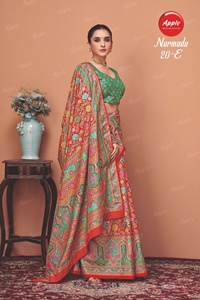 Saree en soie pure Dola avec position Jari Placement Designer Saree de femmes Premium soie douce fête traditionnelle tenue de fête - Product Image 6