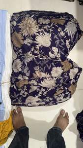 ผ้าพิมพ์ลายเรยอนฟอยด์หรูหราสำหรับชุดปาร์ตี้ส่าหรีคุติสและเสื้อคลุมมีให้เลือกหลายสีและหลายดีไซน์ - Product Image 3