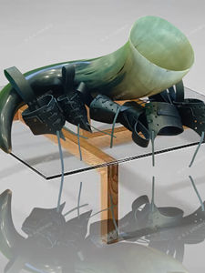 Corne à boire viking grande capacité, corne à boire de 4 à 10 litres, corne de bœuf de qualité alimentaire, décoration animale à prix de gros compétitifs - Product Image 3