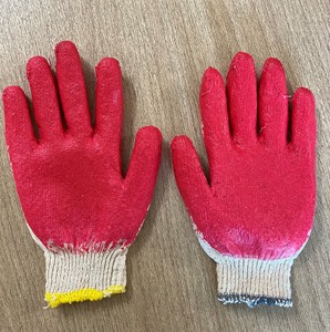 Gants en Latex enduits de caoutchouc vietnamien anti-coupure anti-dérapant caractéristiques de sécurité réutilisable coton Protection des mains équipement de protection de jardin - Product Image 6
