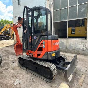 Excavatrice d'occasion à vendre, Hitachi ZX55 Mini 5,5 tonnes, mini-excavatrice hydraulique sur chenilles d'occasion, Zx35 Zx70, haute qualité - Product Image 6