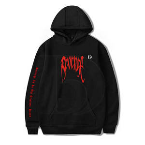 Estilo americano moda personalizada hombres Streetwear Sudadera con capucha diseño personalizado algodón grueso pesado Anime sudaderas peso pesado de gran tamaño - Product Image 4