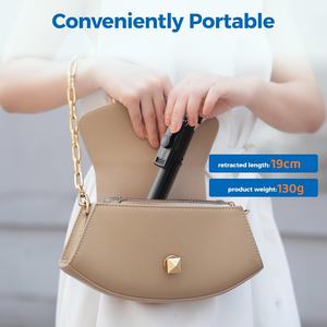 Mini palo de selfie retráctil portátil con control remoto para teléfonos celulares - Product Image 5