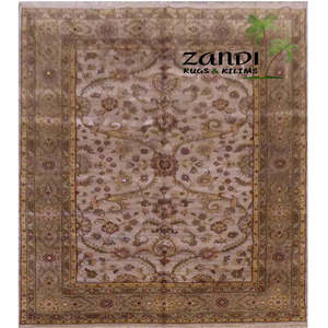 One Of The Kind Indian Hand-Knotted Rug 6' X 9'11 - Product Image 1