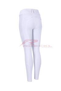 Calzones elegantes para hombre, pantalones ecuestres al por mayor, pantalones ajustados transpirables, pantalones de montar a caballo de tela elástica, proveedor a granel - Product Image 4