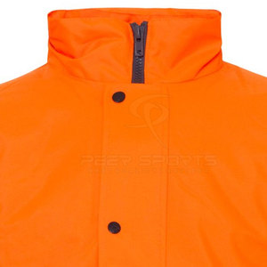 Chaqueta de Seguridad Unisex de Alta Visibilidad con Tiras Reflectantes, Ligera, Transpirable y Resistente al Viento, Color Fluorescente Brillante - Product Image 4
