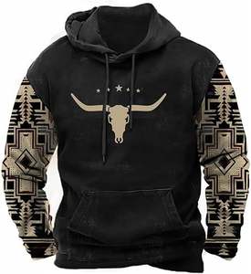 Sudadera con Capucha para Hombre, 100% Algodón, Personalizada, de Alta Calidad, Talla Grande, Estampada, para Primavera e Invierno, Precio de Fábrica, Venta al Por Mayor - Product Image 6