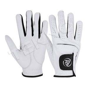 Op Venta De fábrica personalizado Premium alta calidad antideslizante OEM Golf deportes transpirable mejor piel de oveja piel de cordero Malbon GUANTES DE Golf - Product Image 4