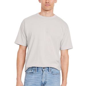 T-shirts vierges en gros pour impression, en matière respirante, grandes tailles, design de logo personnalisé - Product Image 1