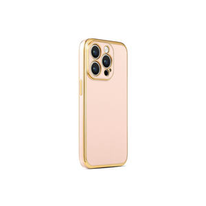 Coque en silicone de luxe Netzy à motif écorce pour iPhone 14 Pro Max, couleur or rose, protection arrière compatible 7Plus 8Plus XSMax XR - Product Image 1