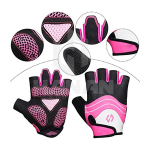Now Full Palm Protection Gym Half <b>Finger</b> <b>Gloves</b> With Non-slip Silicone Sports Cycling <b>Gloves</b> With Custom Services - Product Image 4