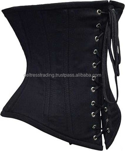 Heavy Duty 18/26 Double Acier Désossé XS Taille Formation Coton Sans Couture Serré Shaper Corset Waspie Bustiers - Product Image 2