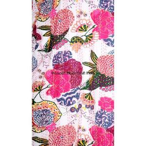 Chaqueta Kantha de Algodón 100% Puro Hecha a Mano, Estilo Vintage, para Mujer, Kimono Corto Acolchado, Ropa de Dormir para Verano - Product Image 4