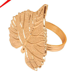 Soporte de anillo de servilleta de plata de calidad superior Diseño fantástico Metal hecho a mano - Product Image 2