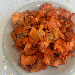 Tiras de zanahorias secas orgánicas, sabrosas patatas fritas de zanahoria en rodajas secas, suministro a granel con excelente sabor - Product Image 6