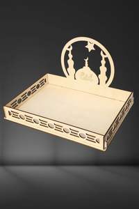 Pafu Ramadan Mubarak Home Decor Islamic Gift Eid Decoration Eid Sign Eid <b>Wooden</b> Crate Gift <b>Boxes</b> - Product Image 6