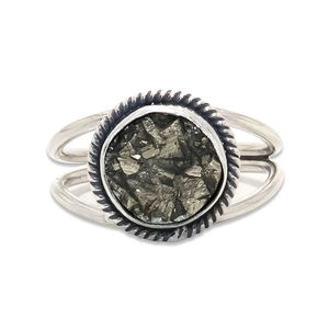 Top Quality Fashion 925 Sterling Silver Raw Pyrite Gemstone <b>Ring</b> <b>Unique</b> Design <b>Rings</b> Wholesale Factory Price Silver Jewelry - Product Image 1