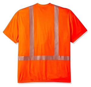 Camisas reflectantes Reflector Trabajo Reflectante Seguridad Hi Vis Trabajo Camiseta Polos para hombre Hi Vis Alta visibilidad Manga corta - Product Image 4
