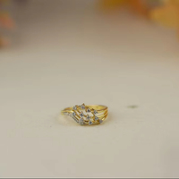 Bague élégante en diamant de laboratoire, taille VS1, certifiée IGI SGL, or rose, bijoux fins, tendance, pour femme, diamant Swaroop