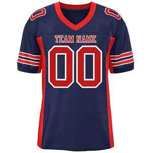 High Quality Stitched Tackle Twill <b>American</b> Football Jersey Mesh Mens Streetwear Fashion Football Jersey with Patches - Product Image 1